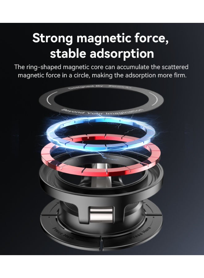 Yesido C218 Magnetic Car Phone Holder (Black) - Image 5