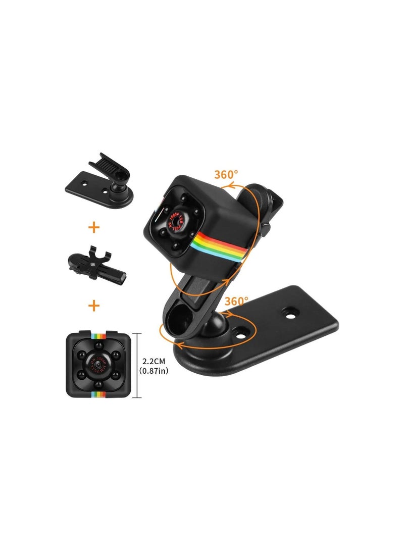Generic Spy Camera Hidden Camera Portable Tiny Rechargeable Battery Powered HD 1080P Mini Camera Night Vision Motion Activated Micro Digital Recorder Body Cop Nanny Cam for Home Office Car Drone  - Image 3