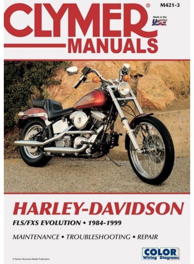 Harley-Davidson FLS-FXS Evolution, Evo Softail, Fat Boy (1984-1999) Service Repair Manual