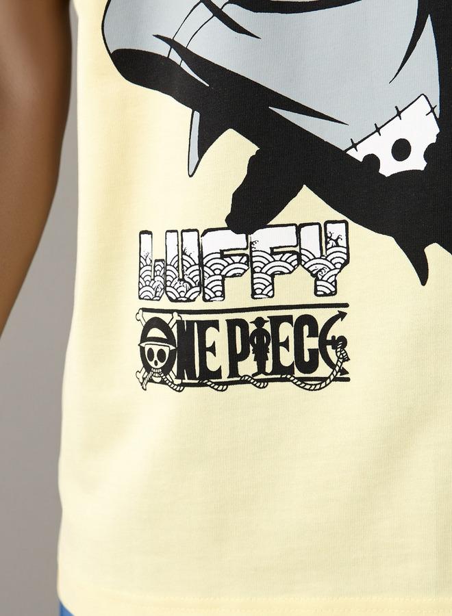 Splash FAV Luffy Print T shirt - Image 4