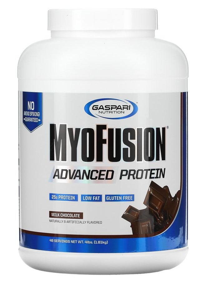 Gaspari Nutrition MyoFusion Advanced Protein Milk Chocolate 4 lbs (1.81 kg) 