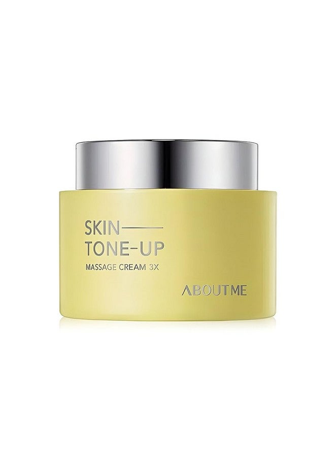 ABOUT ME Skin Tone Up Massage Cream 3X Facial Cleansing Cream For Removing Skin Debris Makeup Residue Lemon & Green Cleanse Ingredients For Clear Skin (150Ml/5.07Oz) - Image 1