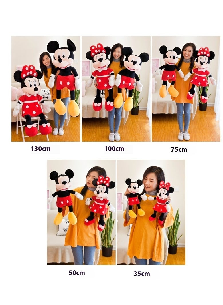 Disney Mickey Mouse 3-Piece Lovely Mouse Stuffed Animal Throw Plushie Pillow Doll Soft Fluffy Friend Hugging Cushion-Present For Every Age And Occasion  - Image 3