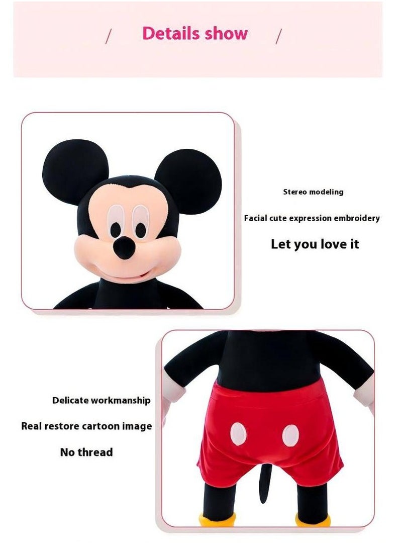 Disney Mickey Mouse 3-Piece Lovely Mouse Stuffed Animal Throw Plushie Pillow Doll Soft Fluffy Friend Hugging Cushion-Present For Every Age And Occasion  - Image 5