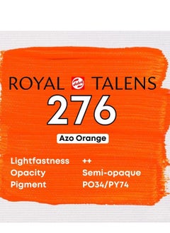 Talens Talens Art Creation-Acrylic Colour Tube 75ml Azo orange 276  - Image 3