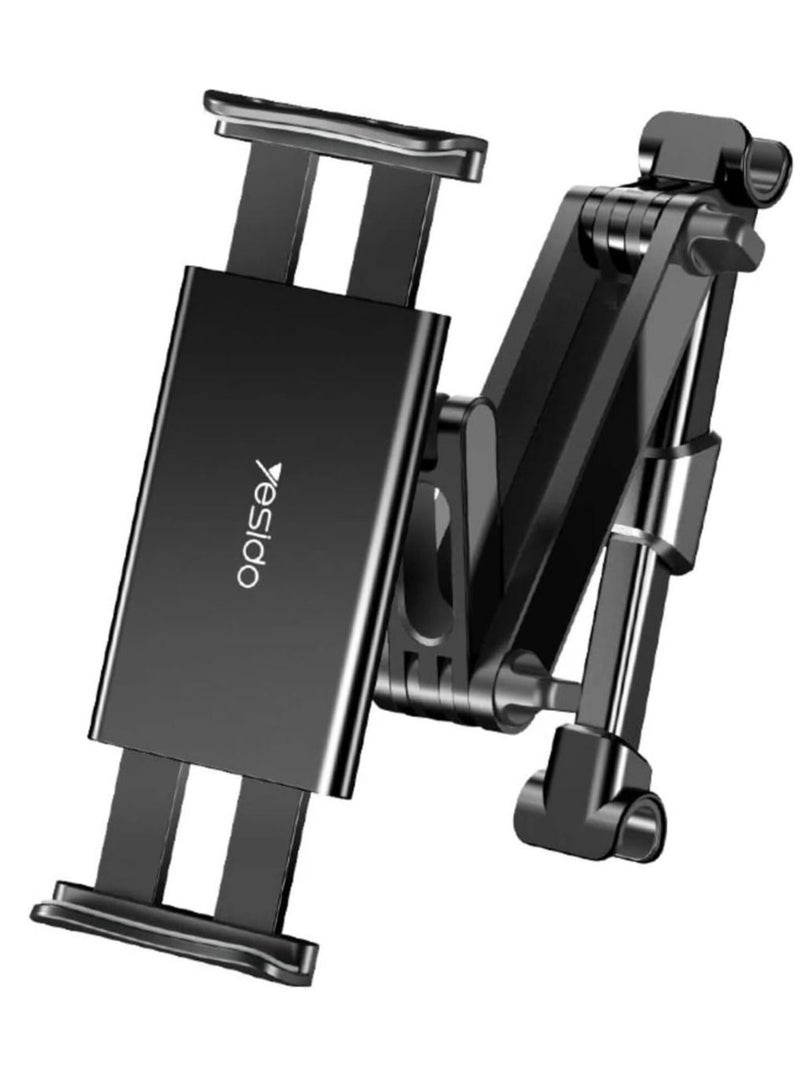 Yesido C117 Car Tablet Headrest Mount Holder For Seat 360 Degree Rotation Compatible With 4.7Inch To 12.9 Inch, Tablets/Iphone 13/Ipads/Smartphones - Image 1