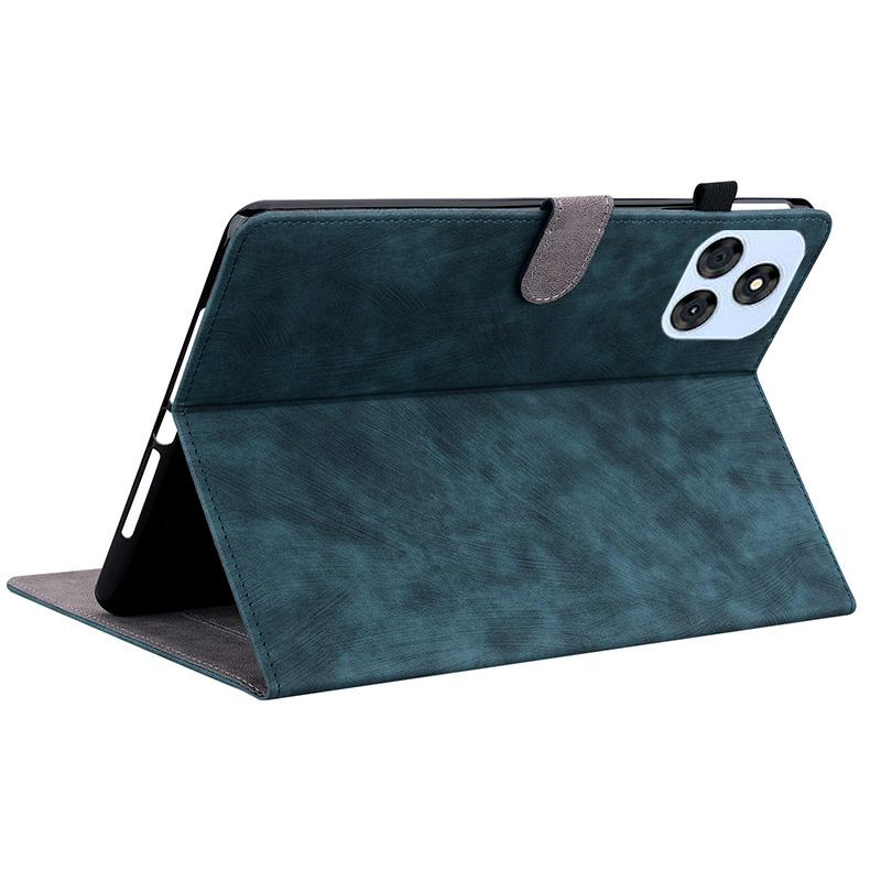 erorex For Itel Vistatab 30 Tiger Pattern Flip Leather Tablet Case(Dark Blue) - Image 4