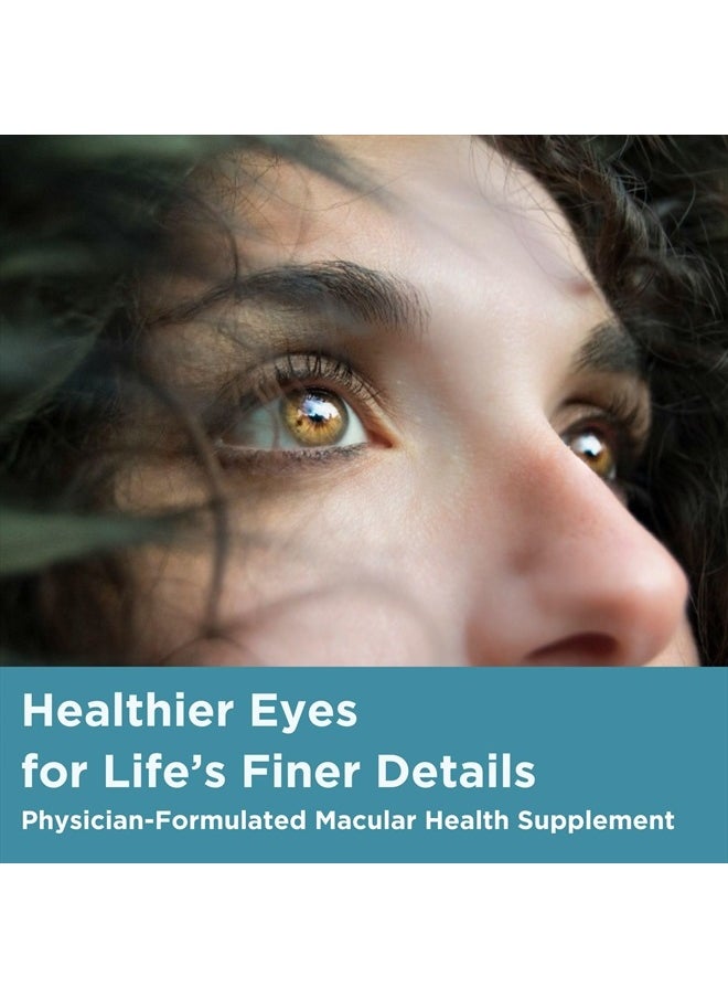 Eyecheck - Natural Eye Health Vitamins with Bilberry Zeaxanthin Lutein - Macular Support Supplement, Formula Based On AREDS2® Clinical Trials Plus Carotenoids Quercetin EGCG - Macutene® Protect (60 Capsules) - Image 1