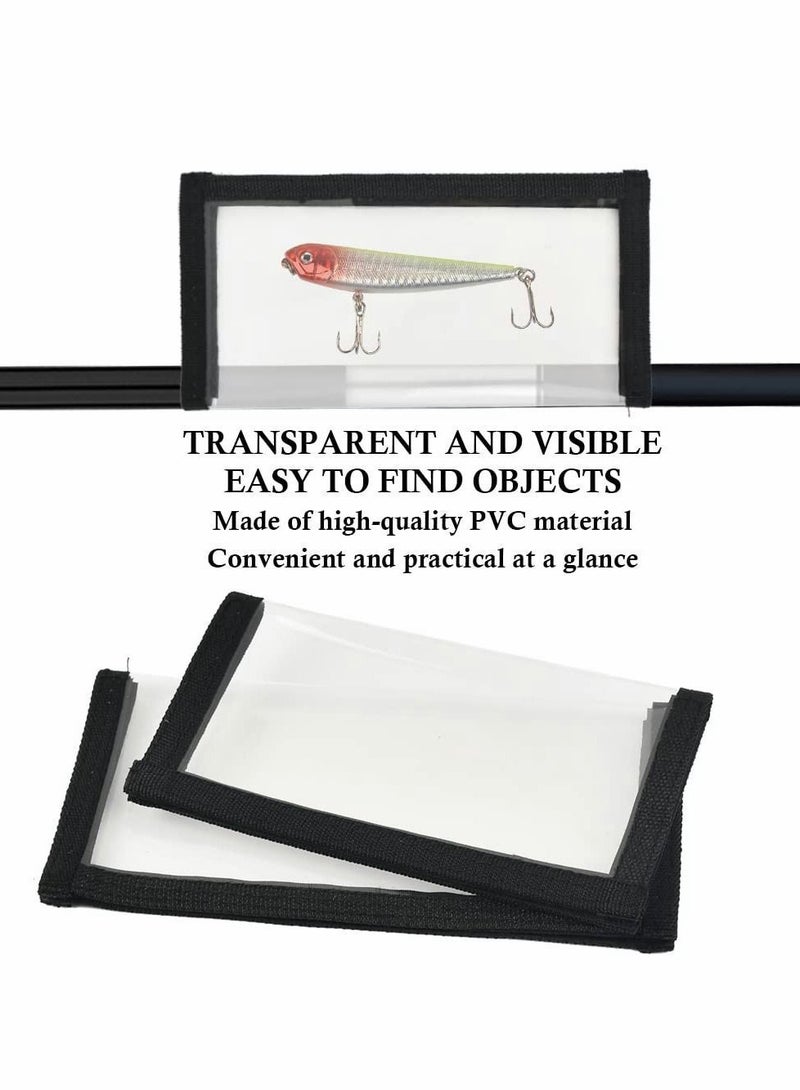 Y&D 10pcs（L*5+M*5) Fishing Lure Wraps, Clear PVC Covers Keeps Safe, Bait Cover Easily See Lures, Hook , Safe from Sharp - Image 4