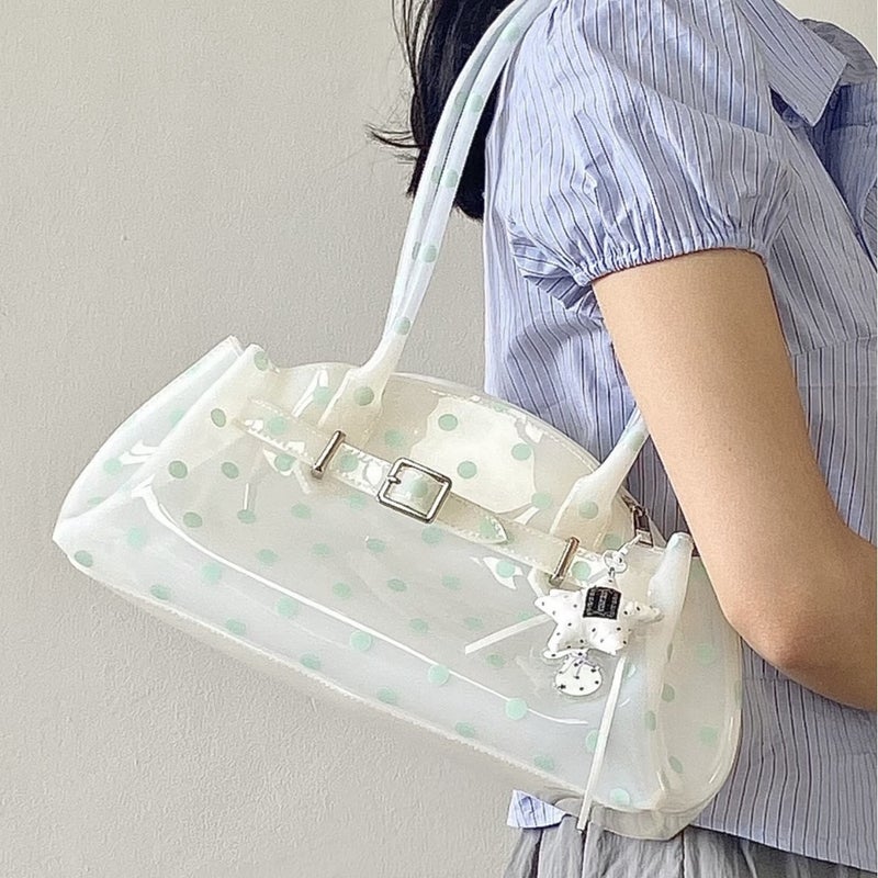 Women's Polka Dot Jelly Shoulder Bag - Image 1