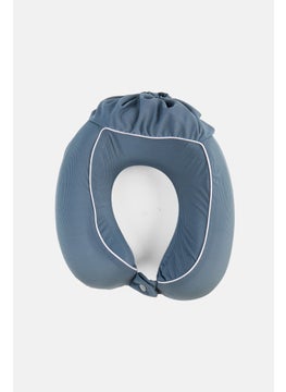 Algspar Memory Foam Travel Pillow, Blue  - Image 1
