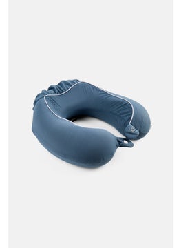 Algspar Memory Foam Travel Pillow, Blue  - Image 2