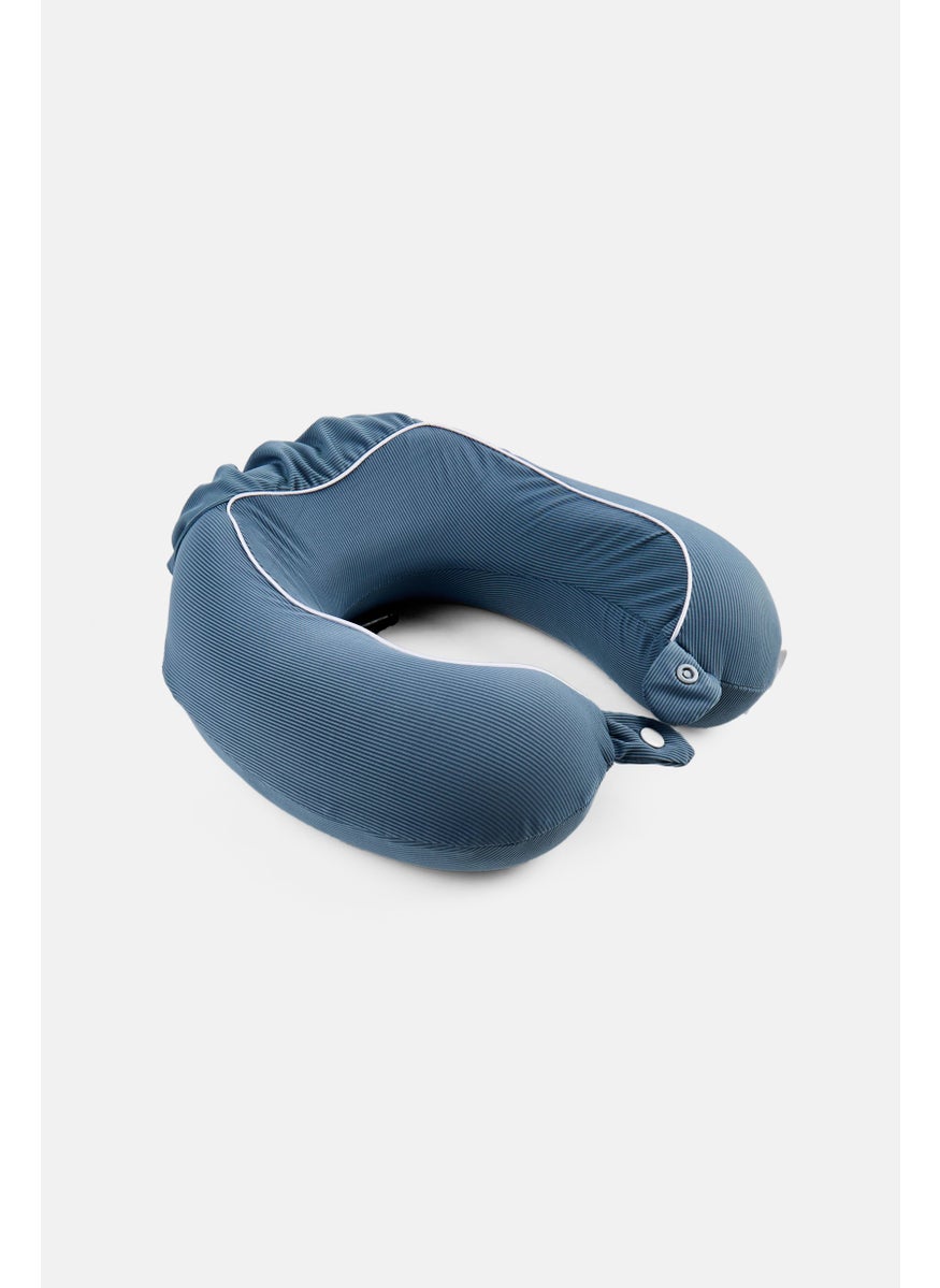 Algspar - Memory Foam Travel Pillow, Blue - Image 1