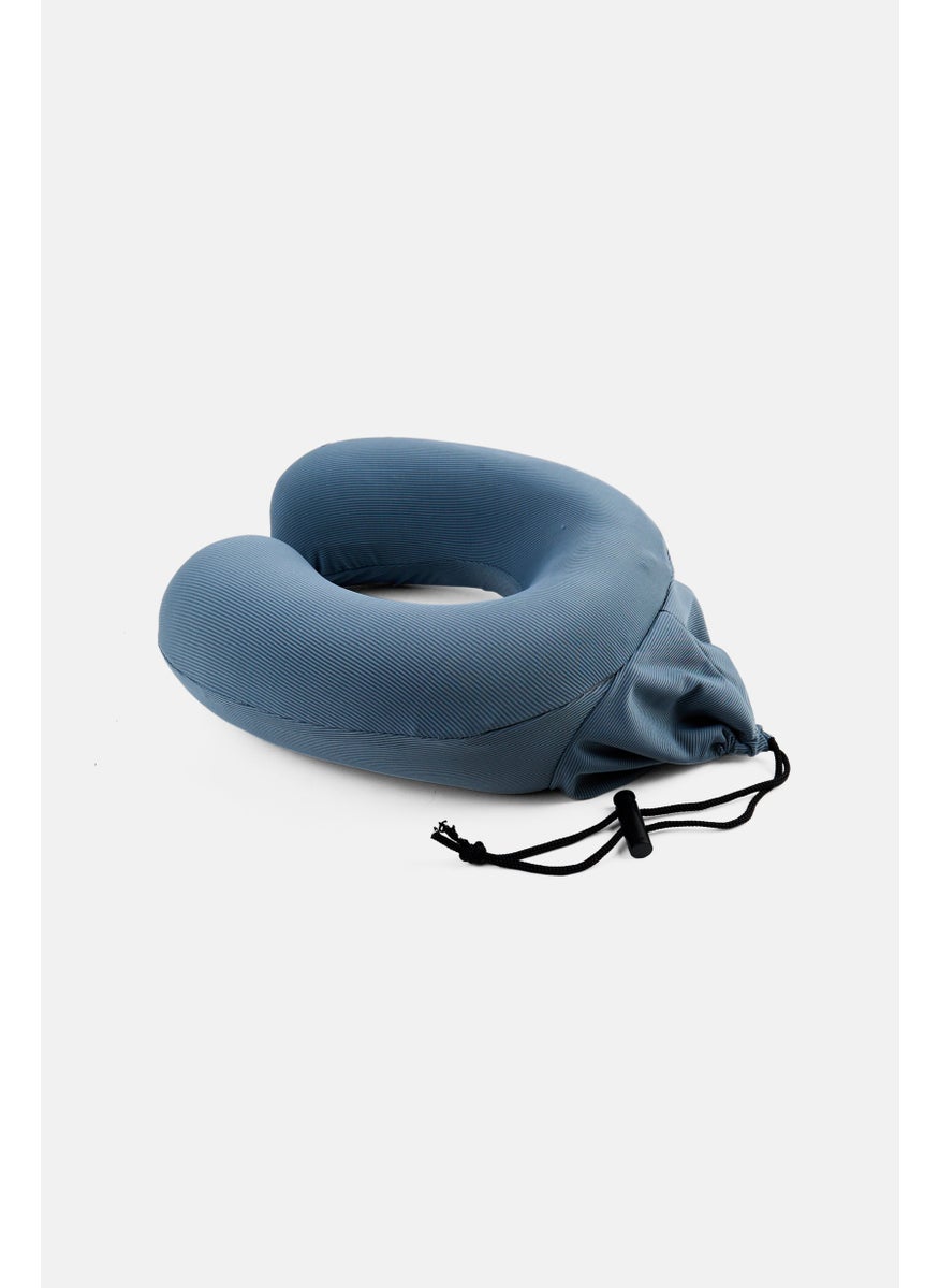 Algspar - Memory Foam Travel Pillow, Blue - Image 1