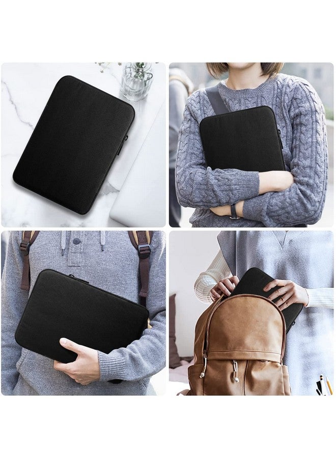 موكا حقيبة حمل MOCA 9 إلى 11 بوصة تناسب iPad air 5 10.9" 2022، iPad Pro 11 2021-2018، iPad 9/8/7th Gen 10.2، iPad Air 4 10.9/Air 3 10.5، Tab S8 11"/Tab A 10.1 (27x20cm) (أسود) - Image 5