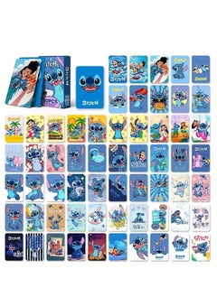 xppier 92 pcs of Stitch anime peripheral lomo cards, two-dimensional cards of Stitch, small cards in the laser box, nice gift for kids  - Image 1