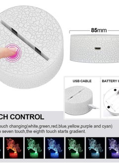 Unicorn Night Light - 16 Colour Changing with Remote Control, 20cm Height