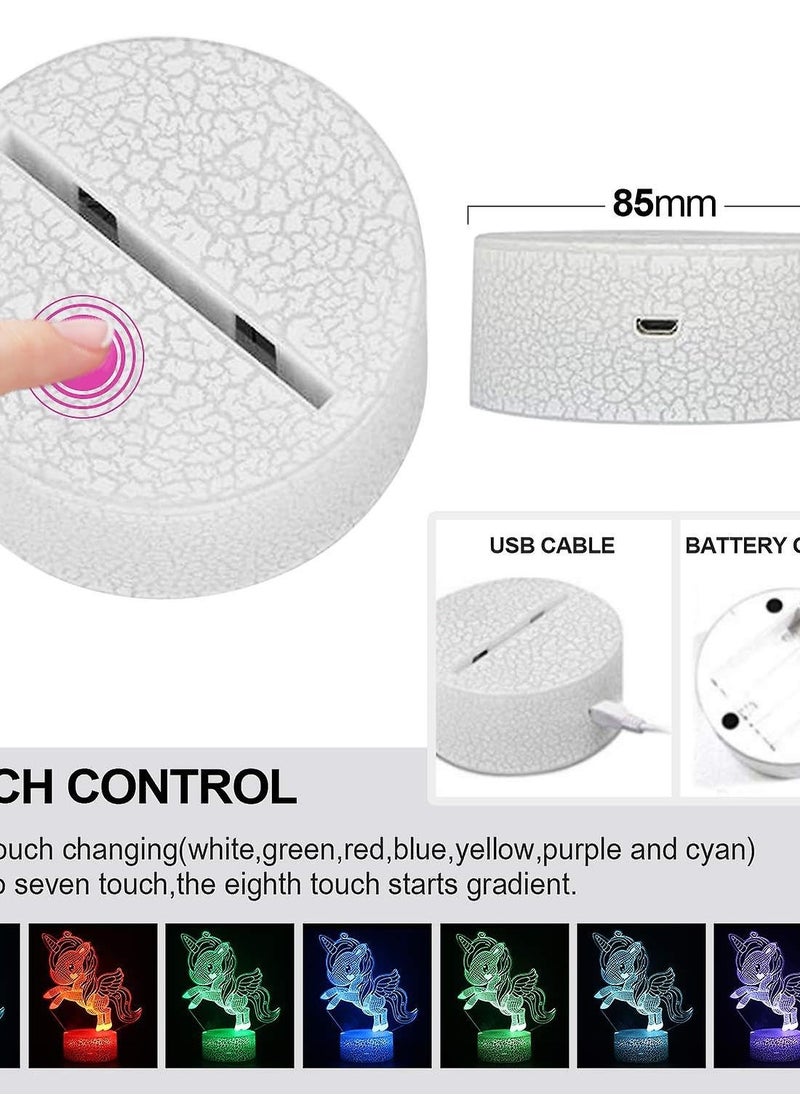 Generic - Unicorn Night Light - 16 Colour Changing with Remote Control, 20cm Height - Image 1