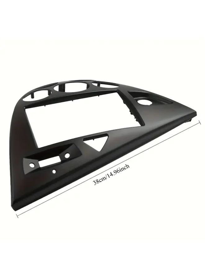 Car Stereo Dash Kit Fits Ford Focus Fiesta 2 Din Double Din Radio Panel Frame Silvery Color for 178x102mm 173x98mm Head Units Seamless Fit Replacement Trim - Image 2