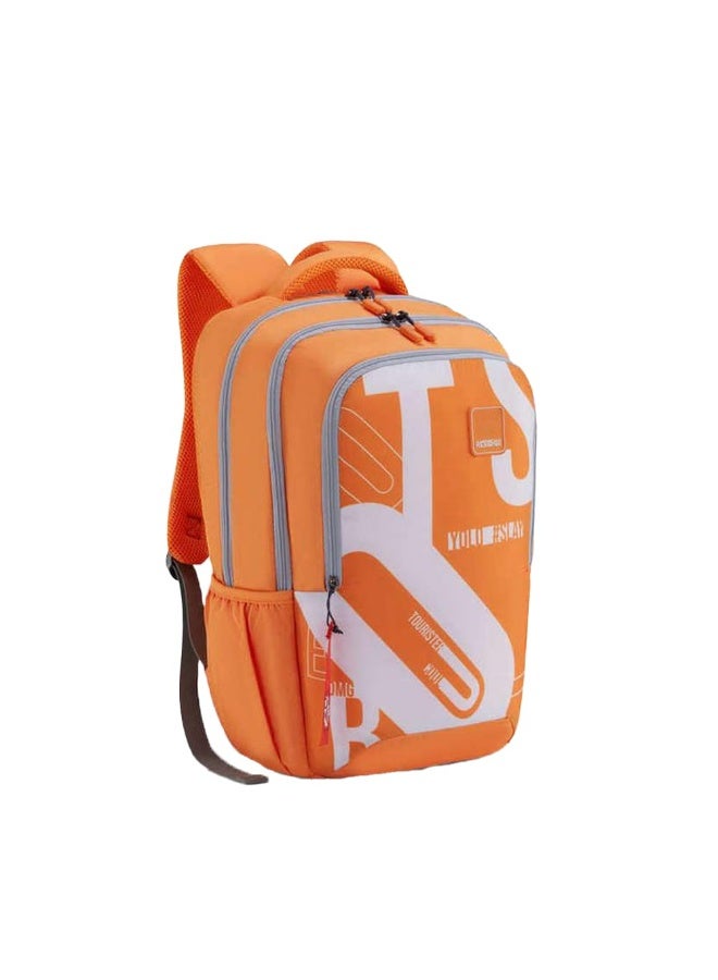 American Tourister Sest 3.0 Style 01, Large 3 Compartment Backpack, 29.5L with Spacious Interiors Bags For School, Office, College, Gift For Men & Women - Orange - Image 1