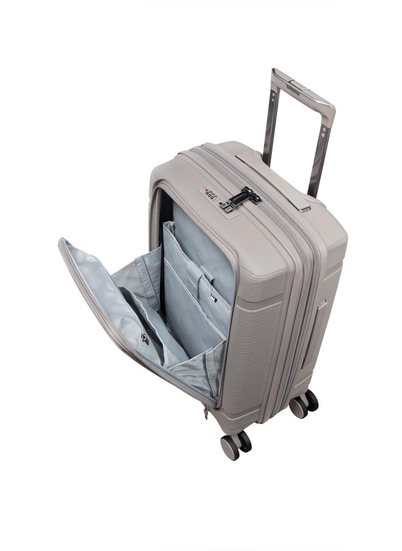 it Luggage it luggage Unanimous, Unisex Polypropylene Material Hard Case Luggage, 8x360 degree Spinner Wheels, Expandable Trolley Bag, TSA Type lock, SKU 15-3108-08, Lightweight Suitcase - Vintage Khaki  - Image 3