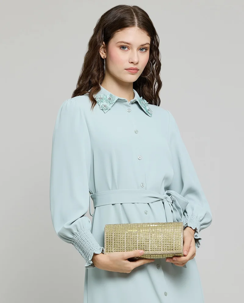 أر أند بي Embellished Clutch