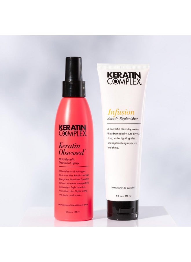 - Blow Dry Essential Kit - Keratin Obsessed, 5 Fl Oz + Infusion Keratin Replenisher, 4 Fl Oz - pzsku/Z1F29D24D8917769641C3Z/45/_/1730727854/6cde7e19-814c-477f-b30c-875b4b99412d