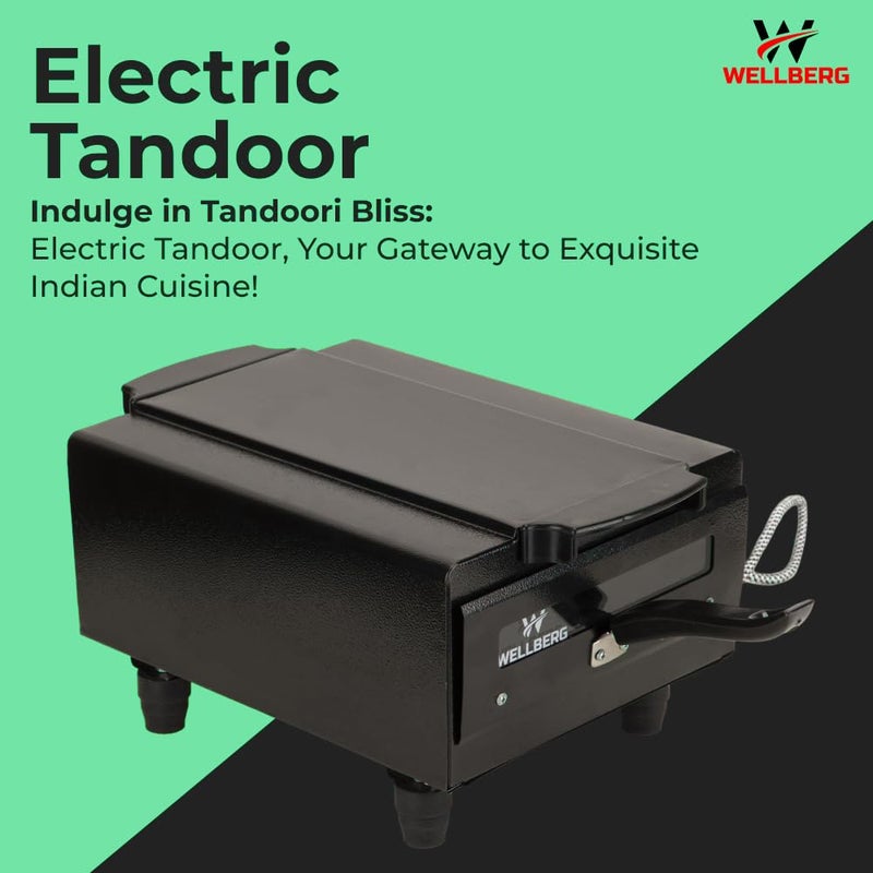 Wellberg Big Extra Large Electric Tandoor with Extra Accessories Made in India - Image 3
