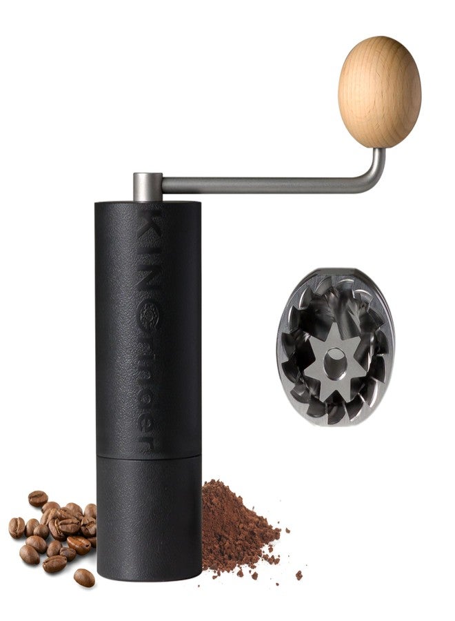 KINGrinder P2 Lightweight Manual Hand Coffee Grinder for Moka pot, French Press, Drip and Espresso with Assembly Consistency Stainless Steel Conical Burr Mill, 20g Capacity - Image 1