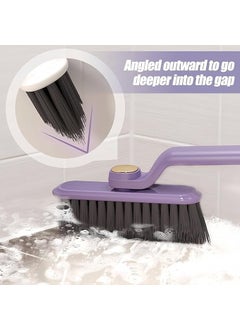 Wishbone WISHBONE Rotating Crevice Brush Hard Bristle Rotating Crevice Cleaning Brush, Grout Cleaner Brush, Toilet Brush, Scrub Brush for Shower Tile, Skinny Gap Cleaning Tools  - Image 3