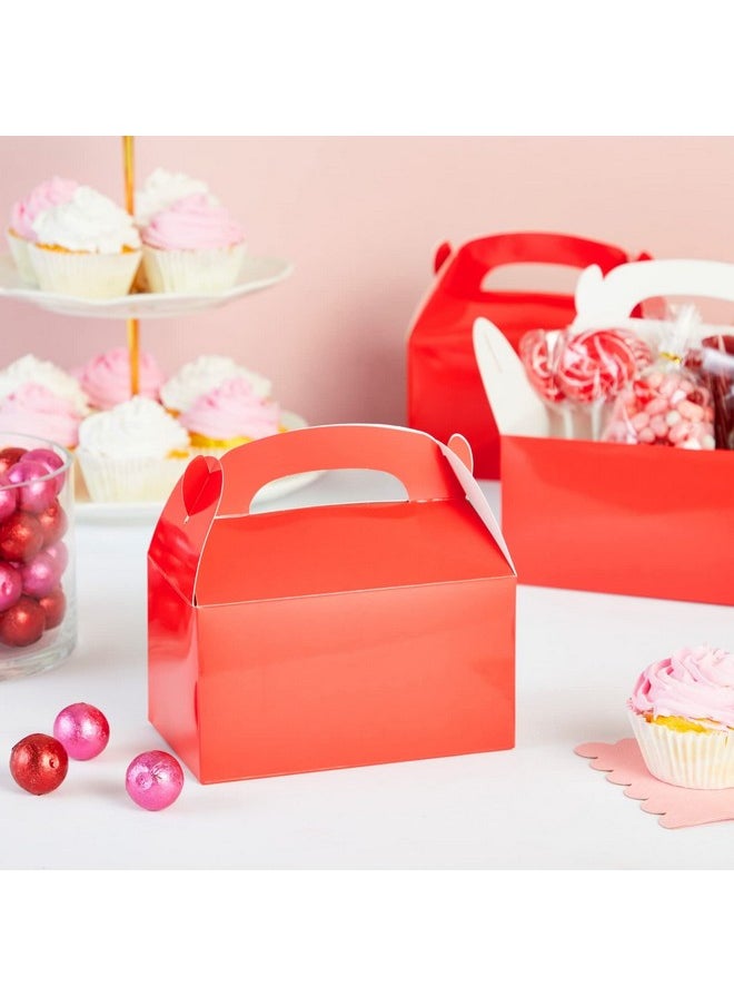 Juvale 24 Pack Treat Boxes Candy Gable Boxes For Party Favors Birthday Wedding Baby Shower (Red 6.2X3.5X3.6 In)  - Image 2