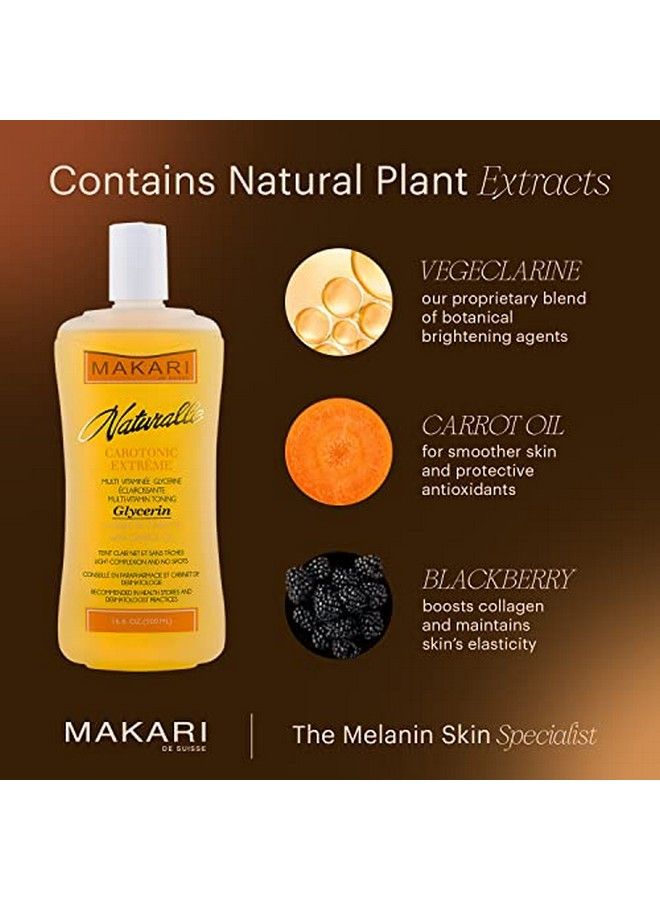 Makari Naturalle Carotonic Extreme Body Glycerin (166 Oz) ; Helps Brighten Skin And Fade Body Scars And Marks ; Glycerin Oil For All Skin Types  ; Safe For Sensitive Skin And Kids Ages 12 And Up - Image 5