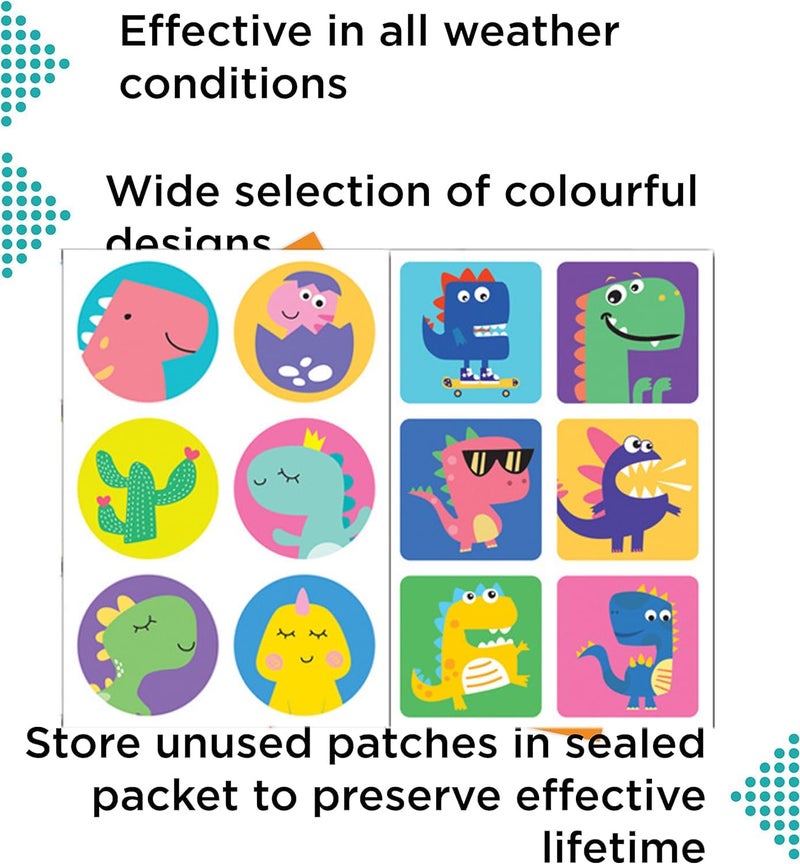 60 Pcs Mosquito Repellent Stickers, DEET Free Bug Patches for Kids and Outdoor Protection - Image 3