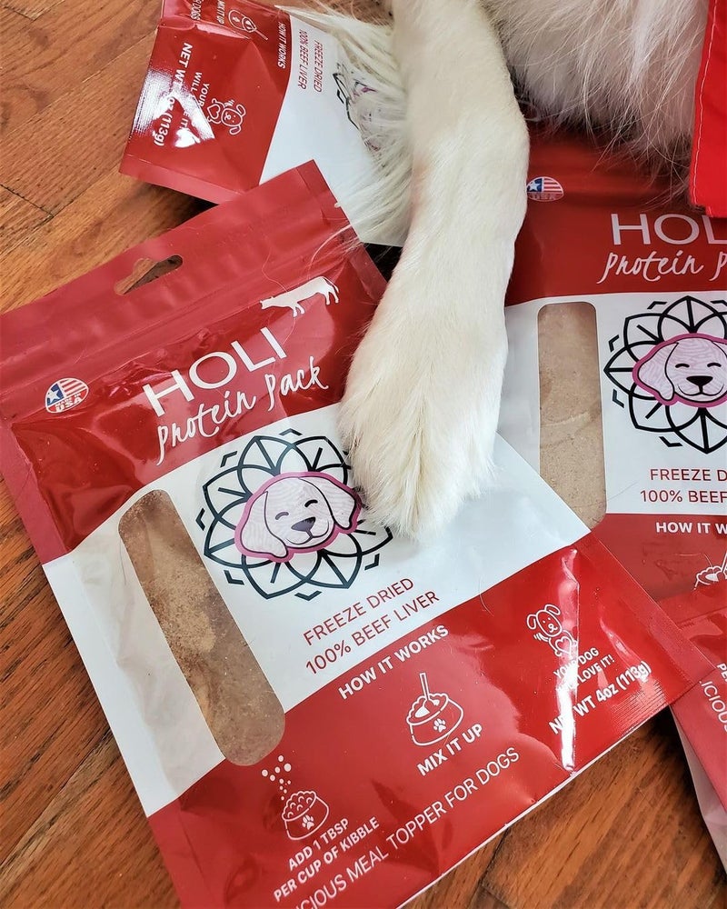 HOLI Beef Liver Dog Food Topper - Single Ingredient, Human-Grade - Freeze Dried Protein and Flavor Enhancer for Picky Dogs – Grain Free – 100% All Natural - 2oz - Image 5