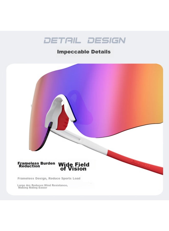 PARZIN Parzin (parzin) Chasing Wind Series Sports Sunglasses For Running, Rock Climbing, Cycling, Unisex Uv Protection Sunglasses 76001 - Image 2