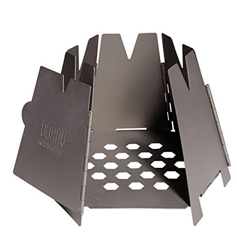 Vargo Hexagon Backpacking Wood Stove - Stainless Steel Camping Stove for Outdoor Cooking and Survival - Image 1