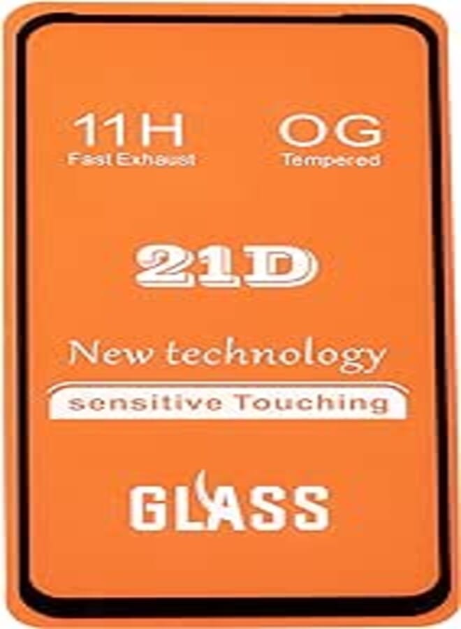 9H Glass screen protector 9d full glue for oppo reno 2f - black