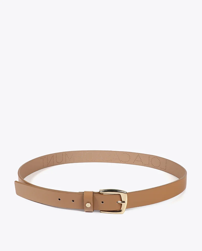Lola Casademunt Perforated Logo Belt