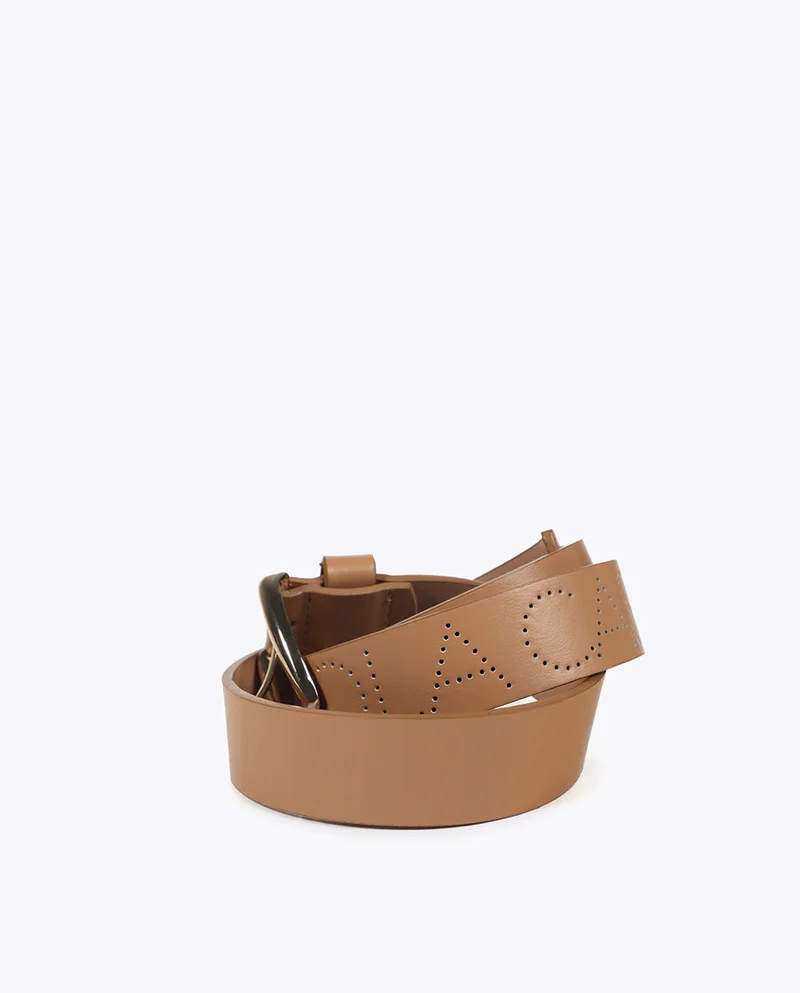 Lola Casademunt Perforated Logo Belt