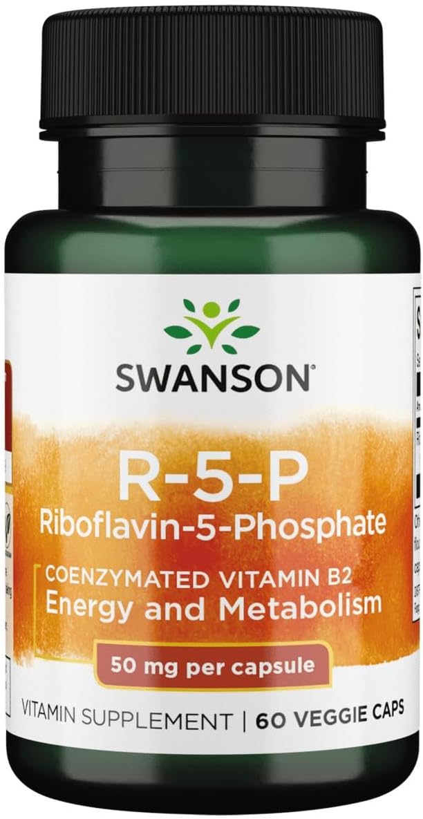 SWANSON Riboflavin-5-Phosphate Vitamin B2 Supplement for Adults - Image 1