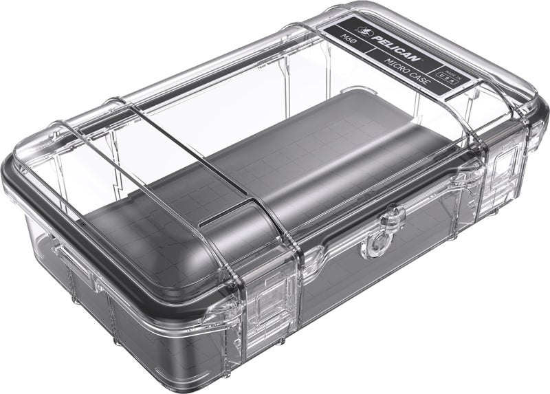 Pelican M60 Micro Case (Black/Clear) - Image 1