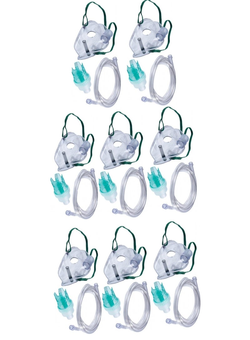 Sumbow 9 Sets Nebulizer Asthma Allergy Mask,Large - Image 1