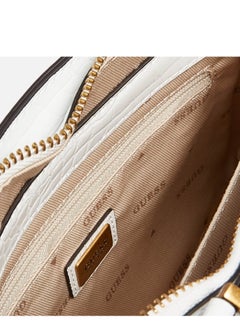GUESS Guess Women's Katey Croc Mini Satchel - White  - Image 3