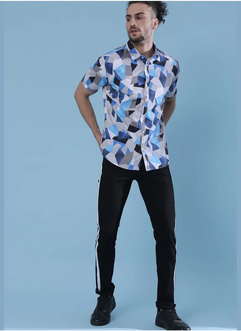 Campus Sutra Printed Shirt