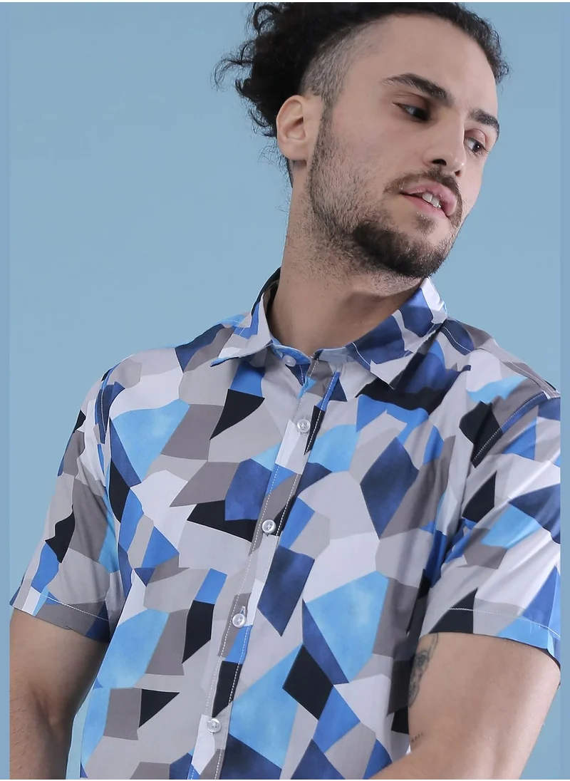 Campus Sutra Printed Shirt