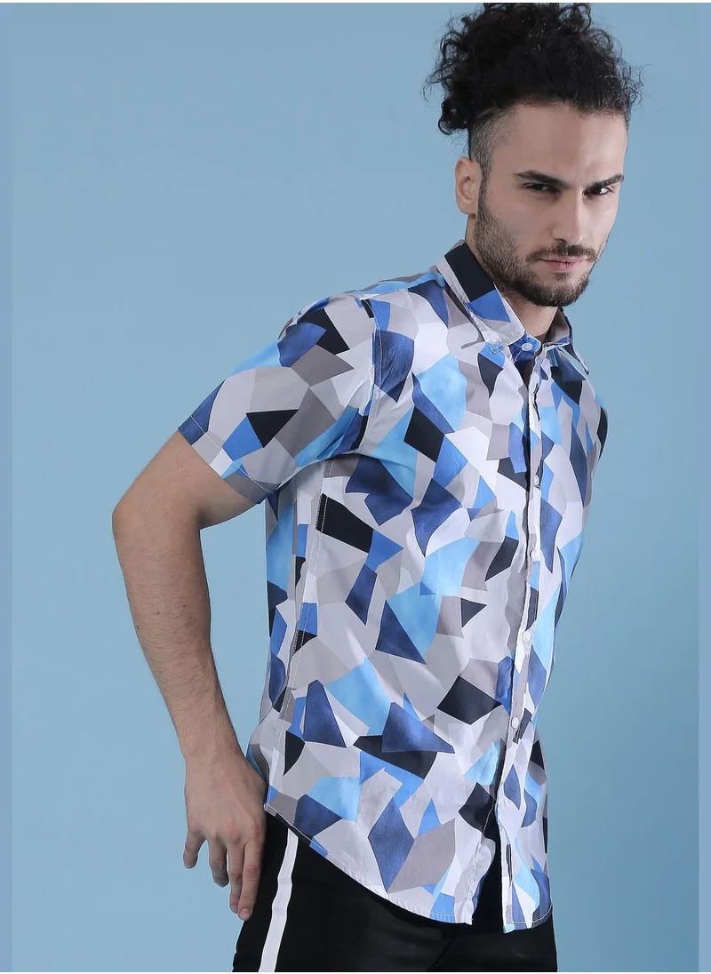 Campus Sutra Printed Shirt