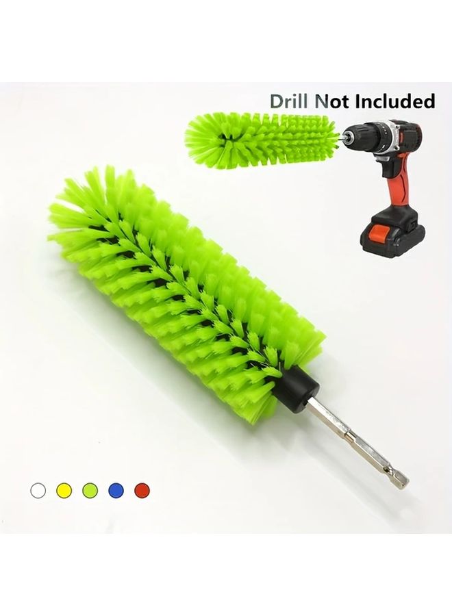 Yellow Car Maintenance Wheel Rim Cleaning Brush For Wash Beauty Detailing - Image 1