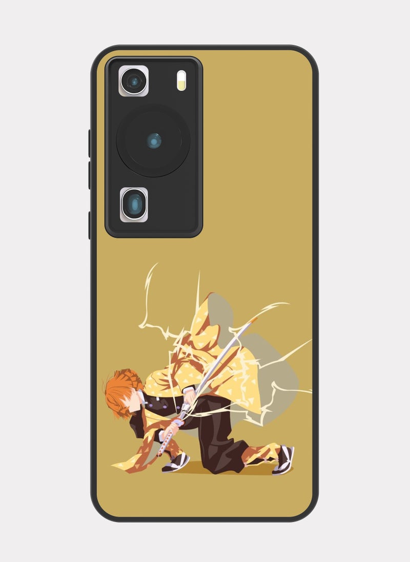 بكسلات كفر هواوي بي 60 برو قاتل الشياطين زينيتسو اصفر - Image 1