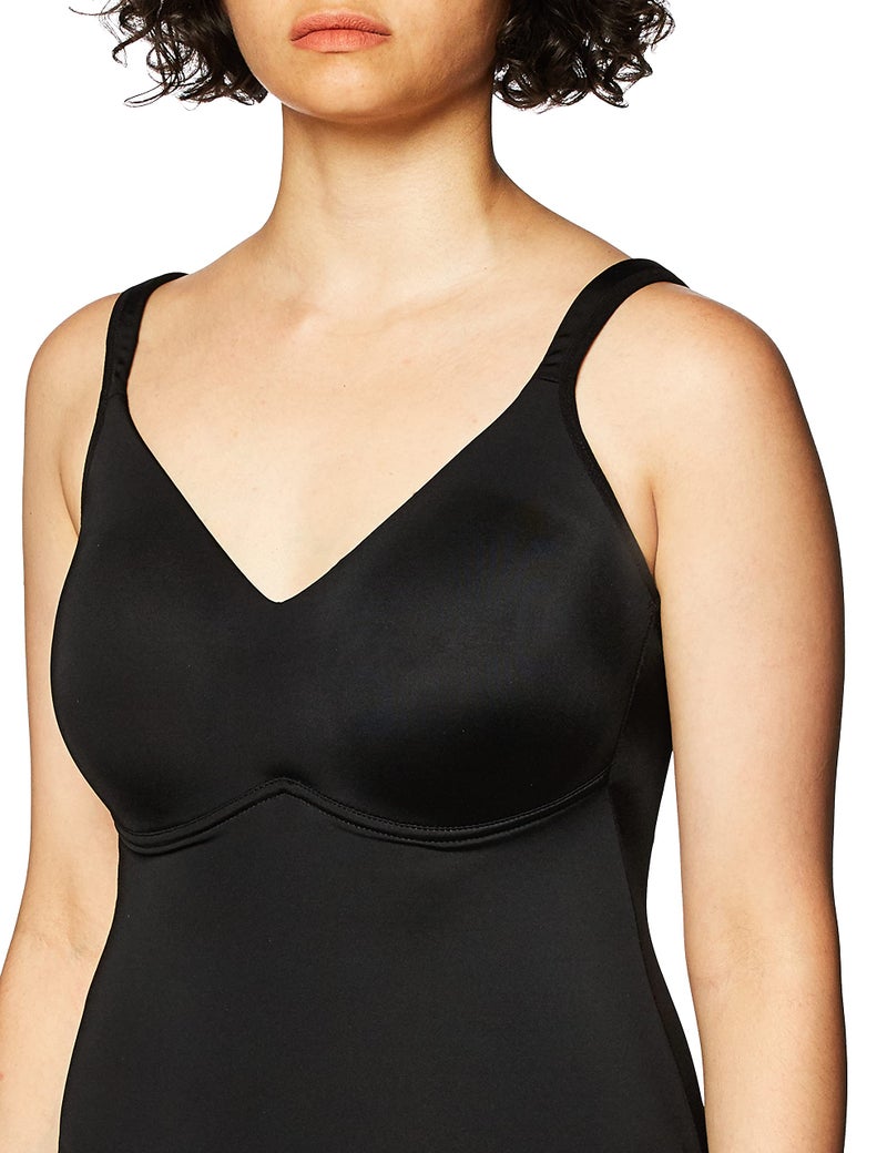 Rhonda Shear Ahh By Rhonda Shear Women's Molded Cup Bra Camisole with Padded Strap, Black, X-Large - Image 2