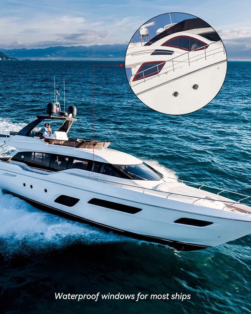 TIKSCIENCE RV Window Rubber Seal Strip 1/2'' x 1/4'' Waterproof 40Ft Weatherstrip - Image 5